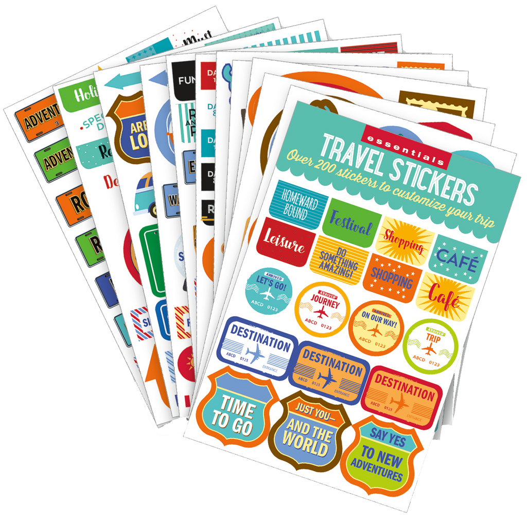 Essentials Travel Planner Stickers