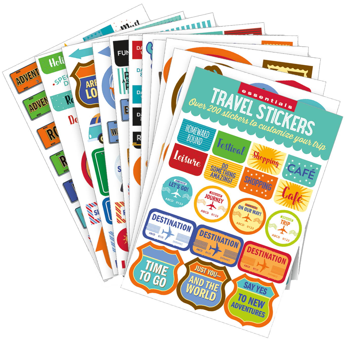 Essentials Travel Planner Stickers