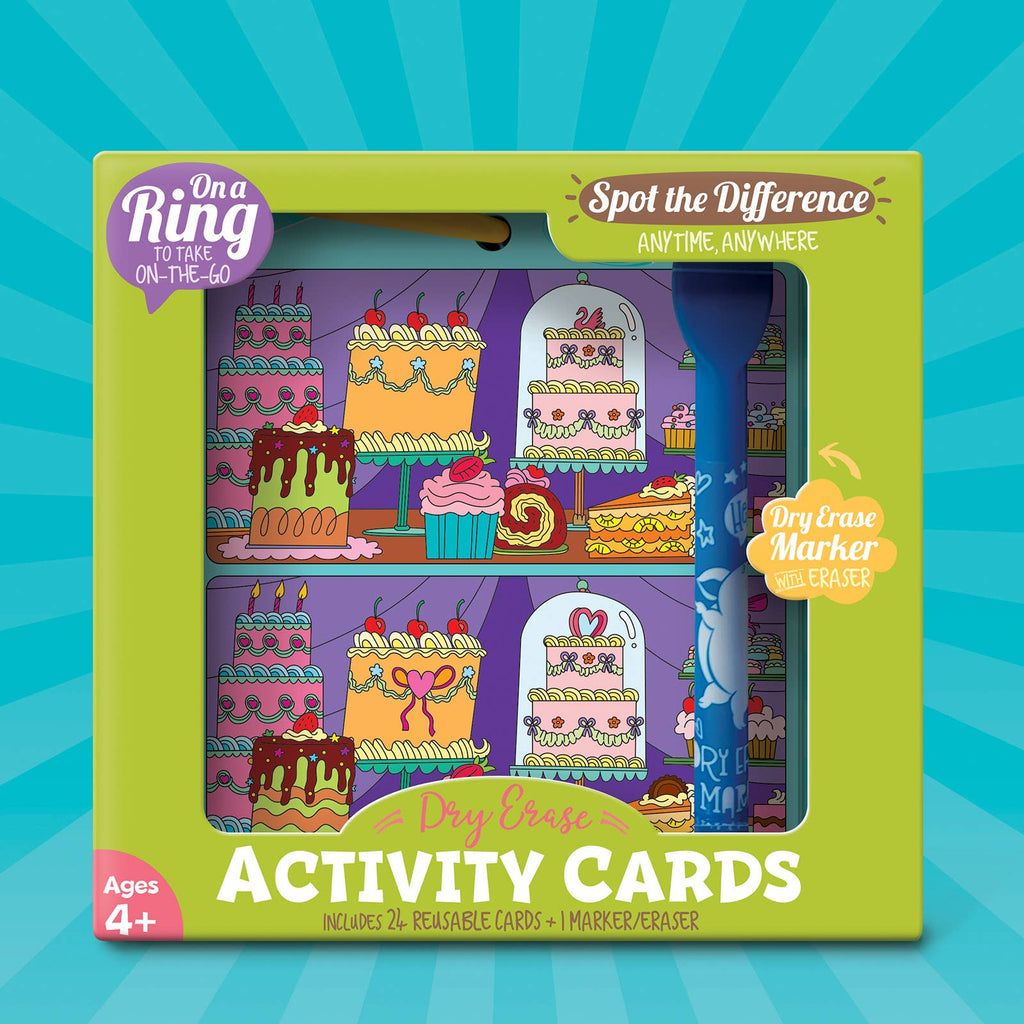 Dry Erase Activity Cards | Spot the Difference | Kids Travel