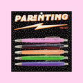 Parenting Pen Set - Perfect for Early Risers (pens, mothers day, stationery)