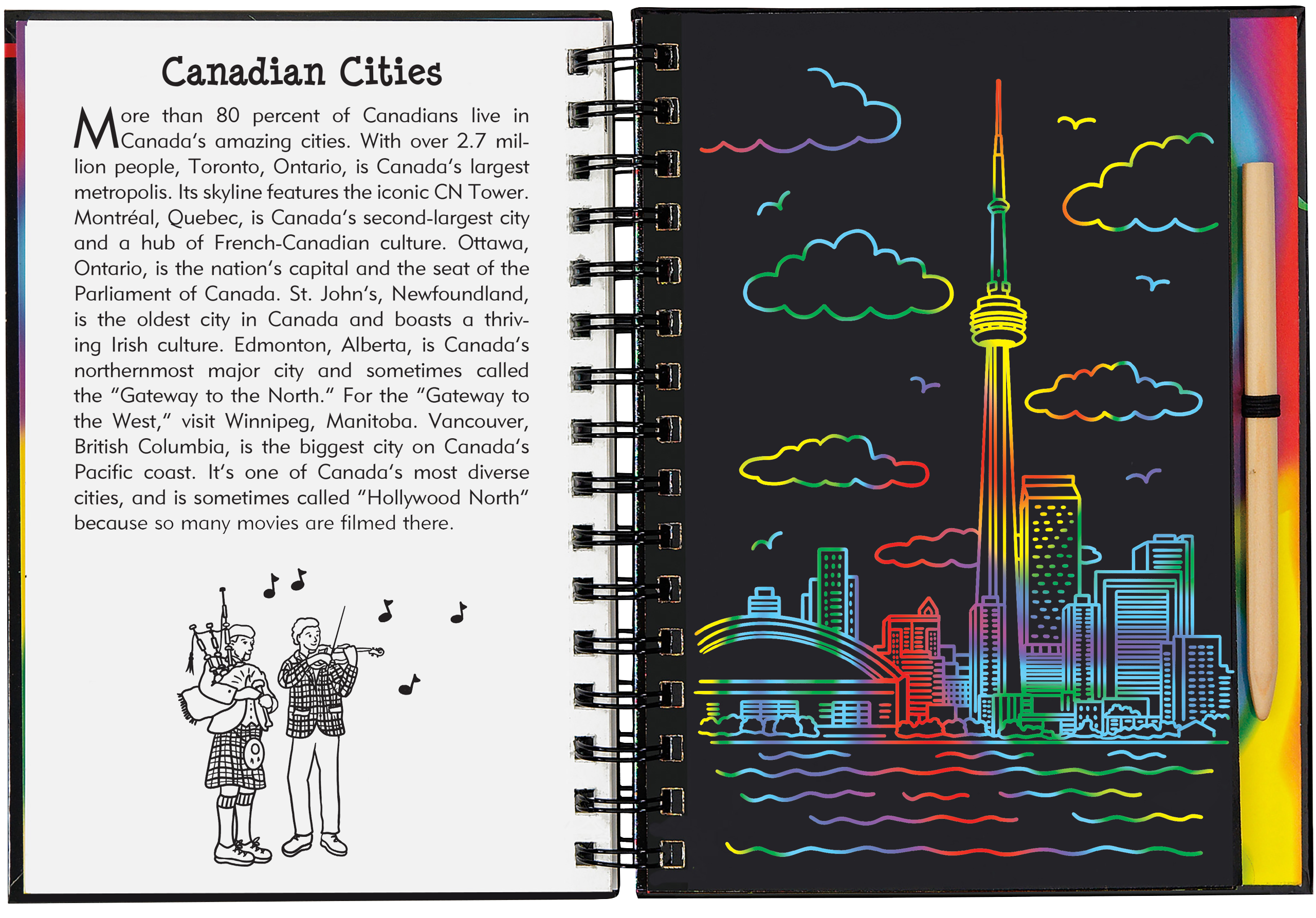 Canada Scratch and Sketch