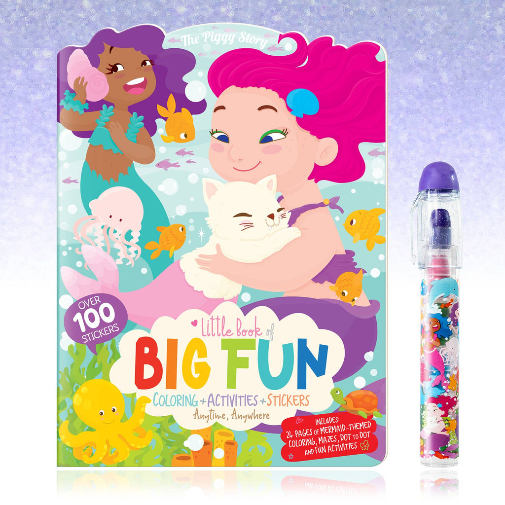 Mermaids Stocking Stuffer Coloring Gift Pack for Kids