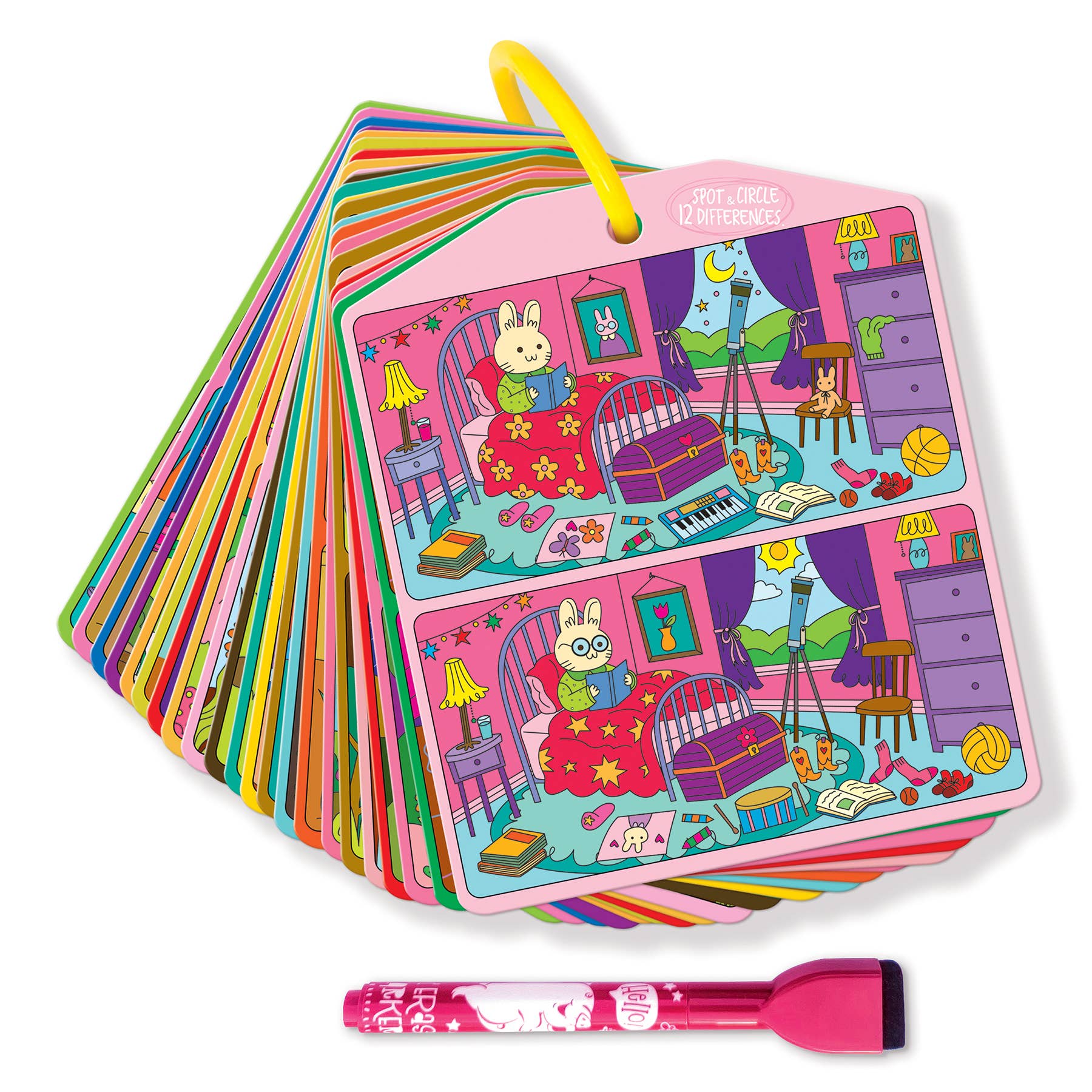 Dry Erase Activity Cards | Spot the Difference | Kids Travel