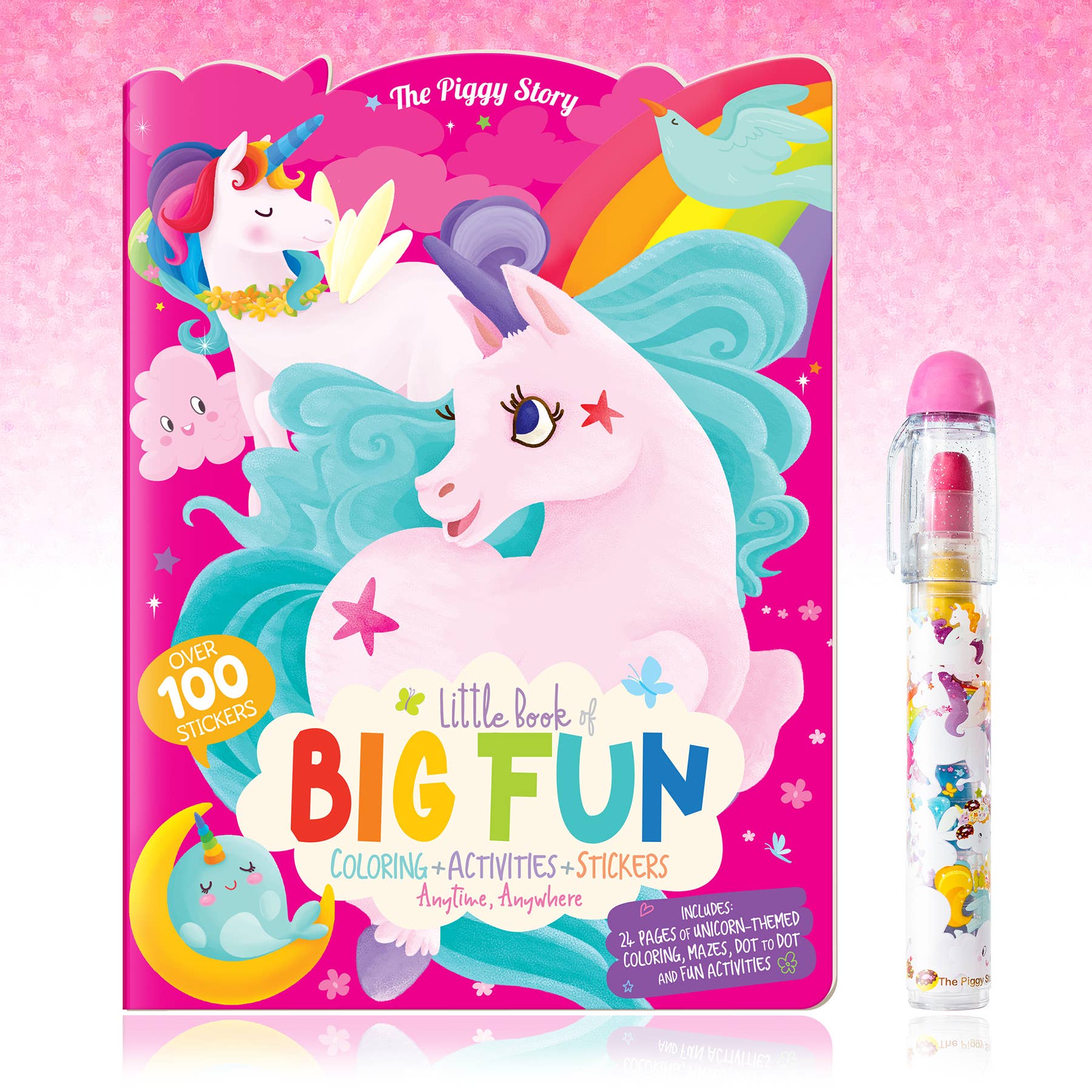 Unicorn Land Stocking Stuffer Coloring Gift Pack for Kids