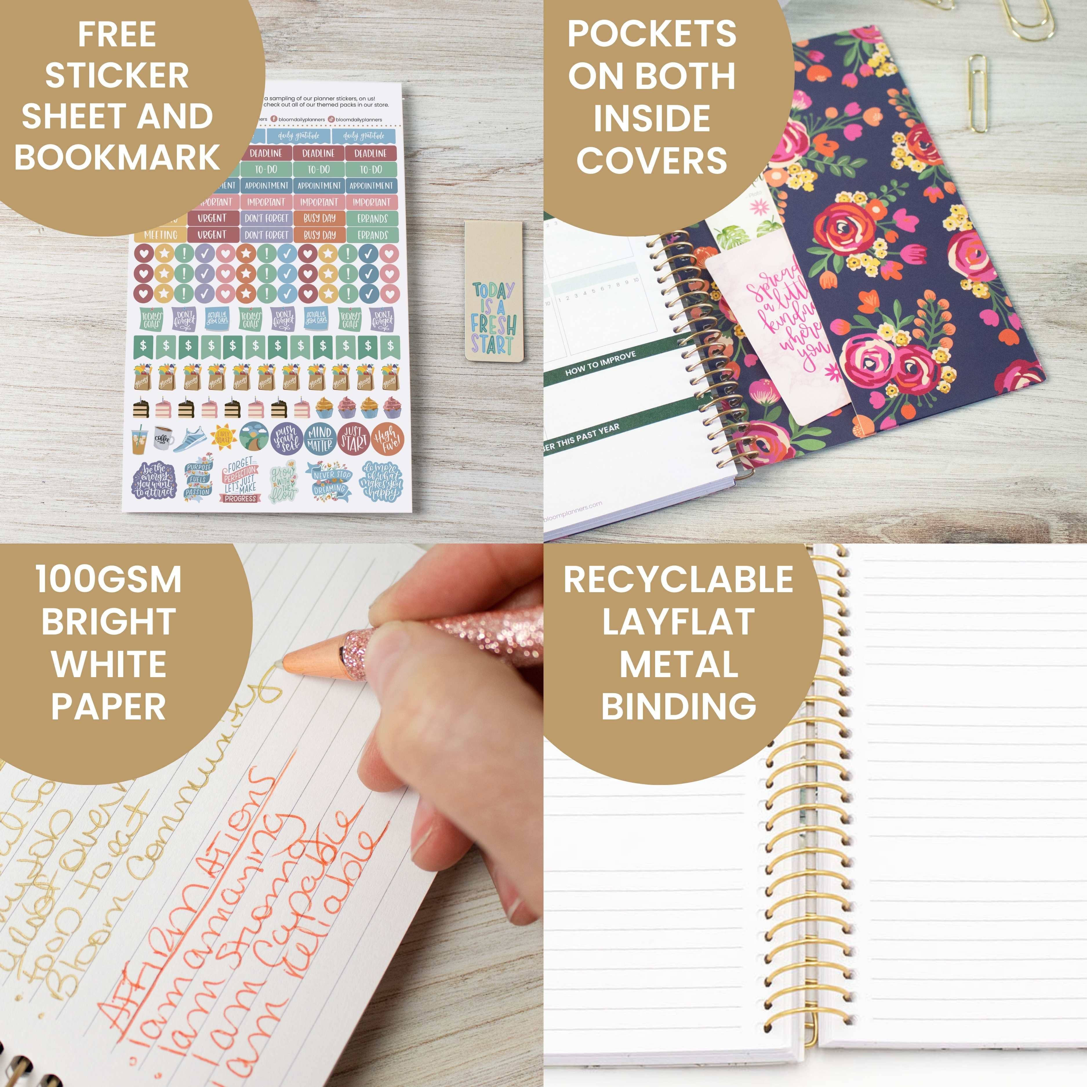 Undated Planner - 5" x 8" size