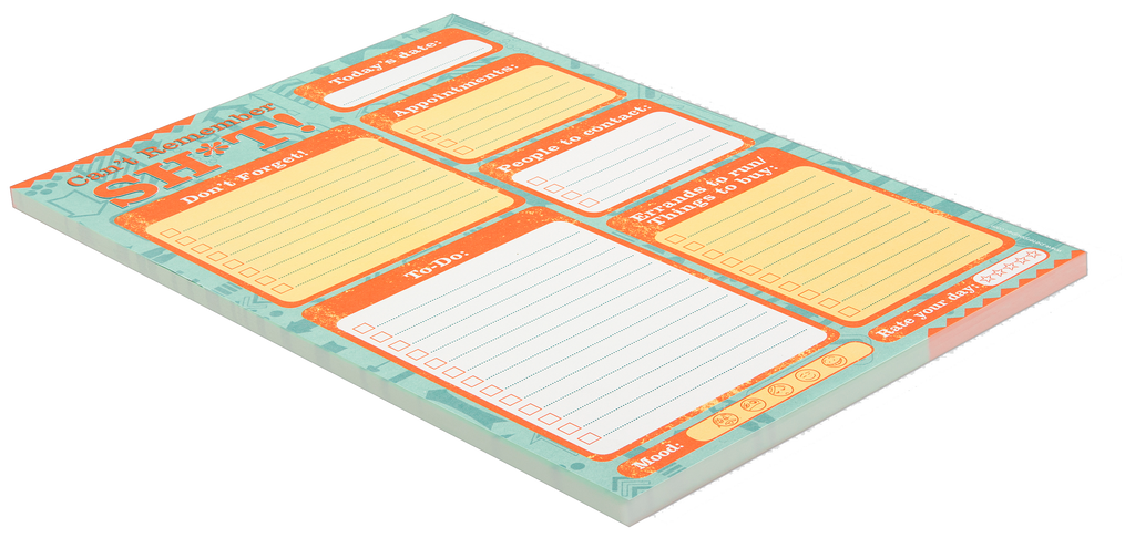 Can't Remember Sh*t  Note Pads