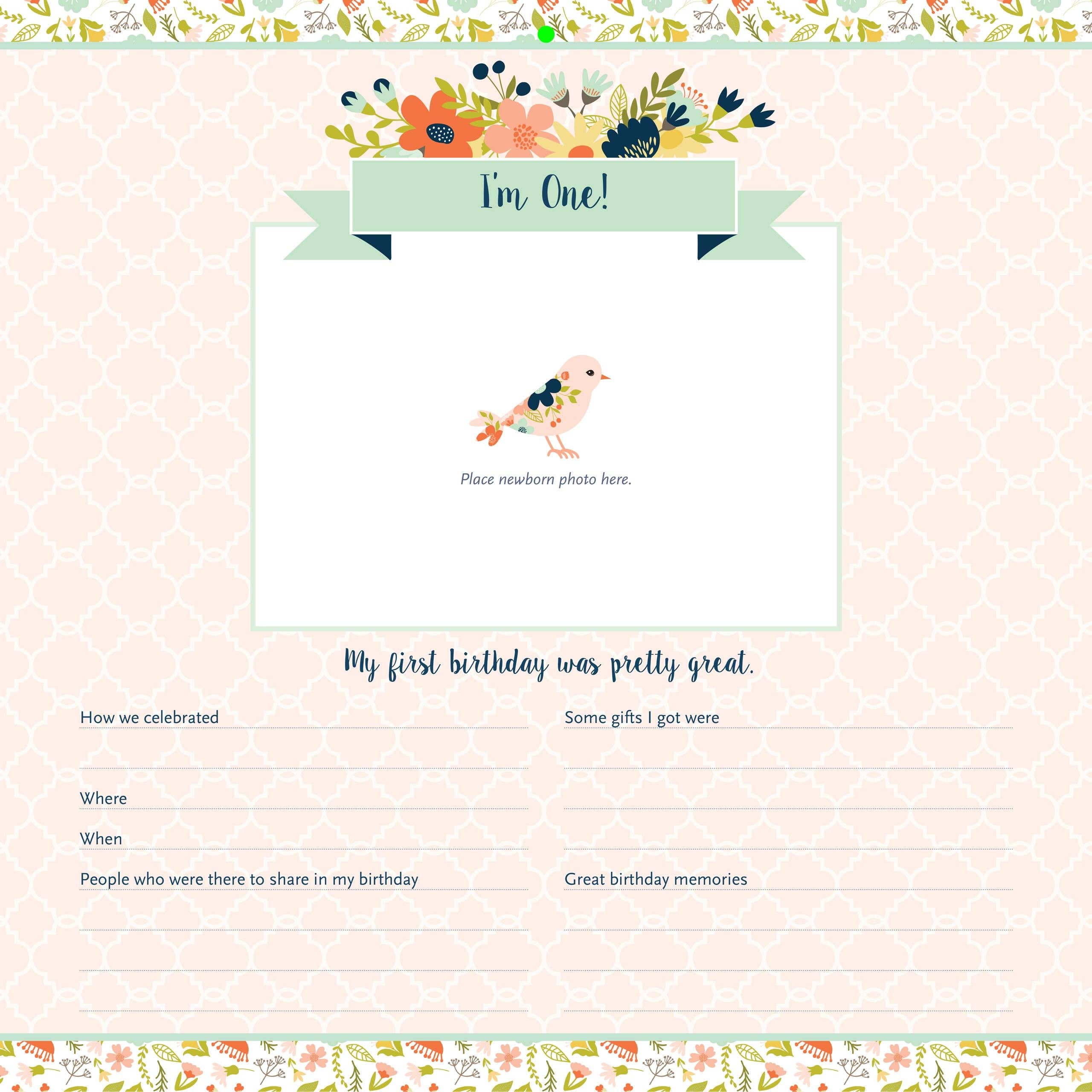 My Life as a Baby: A First-Year Calendar (Birds)