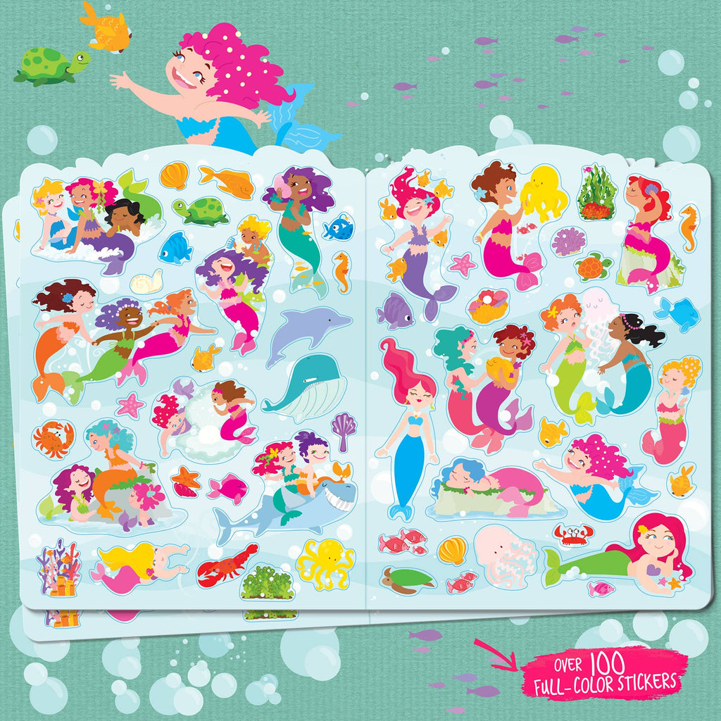 Mermaids Stocking Stuffer Coloring Gift Pack for Kids