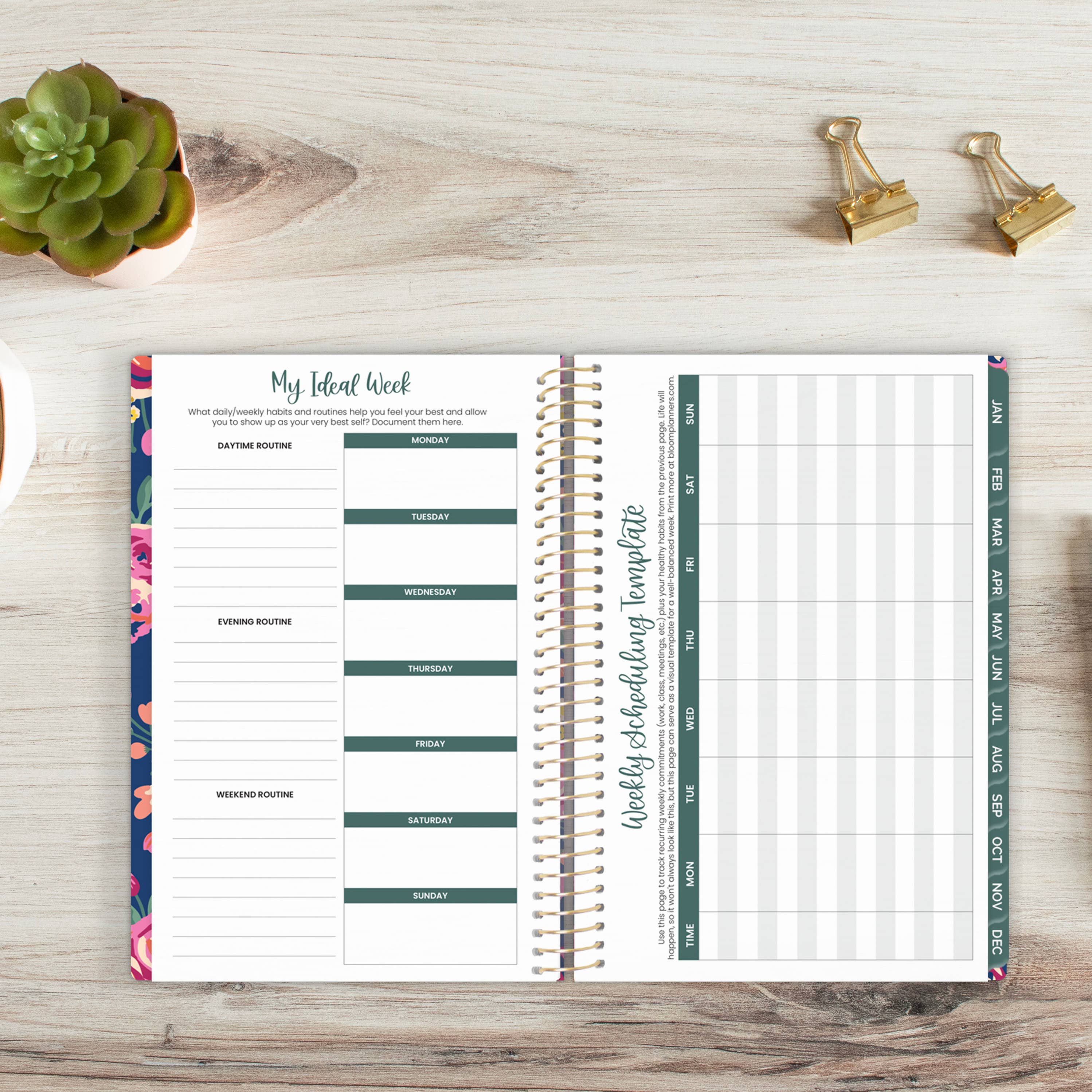 Undated Planner - 5" x 8" size