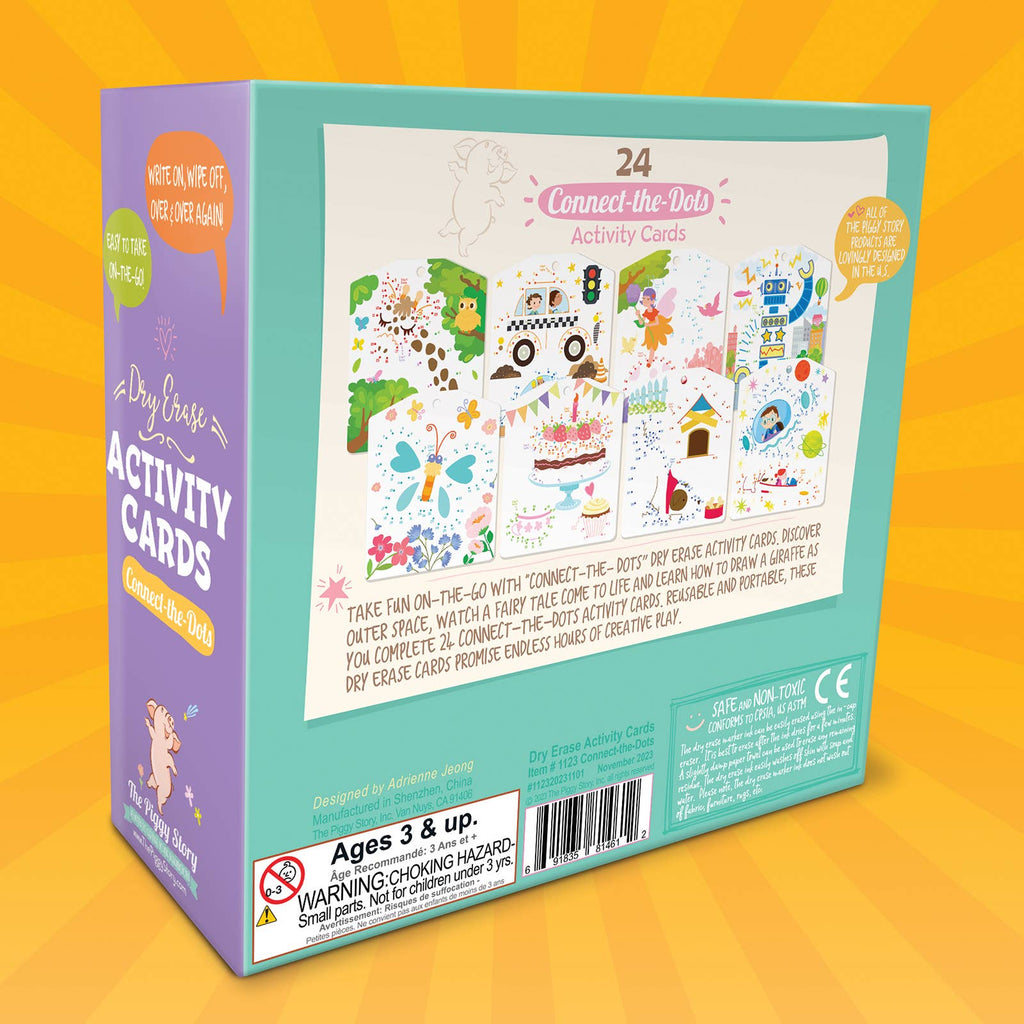 Dry Erase Activity Cards | Connect-the-Dots | Kids Travel