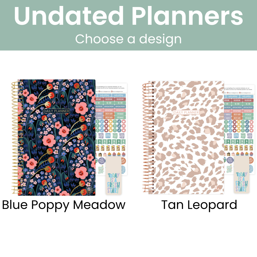 Undated Soft Cover Planners