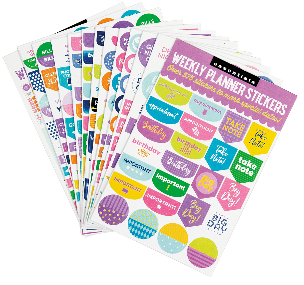 Essentials Weekly Planner Stickers