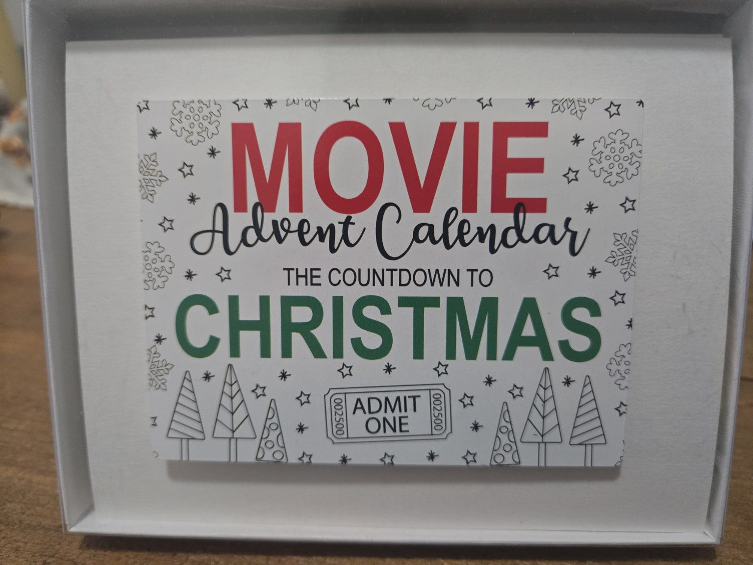 Movie Advent Calendar – Countdown to Christmas (25 Cards)