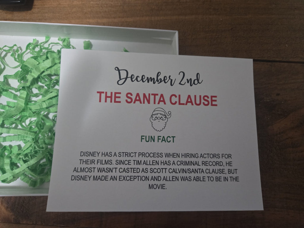 Movie Advent Calendar – Countdown to Christmas (25 Cards)