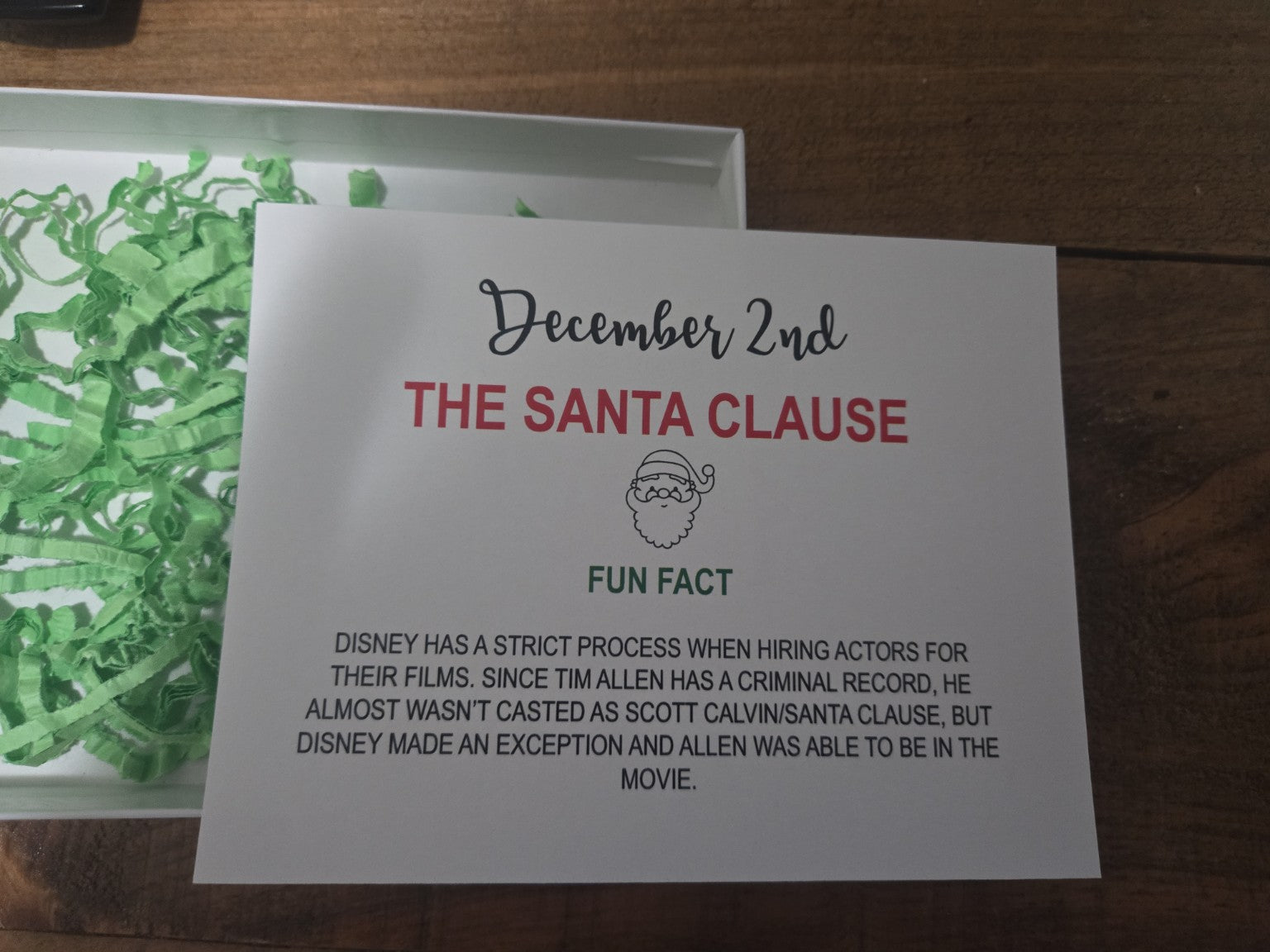 Movie Advent Calendar – Countdown to Christmas (25 Cards)